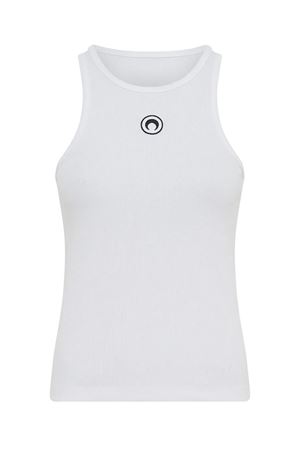 Canotta Moon bianco MARINE SERRE | WTT014ACJER0011WH10